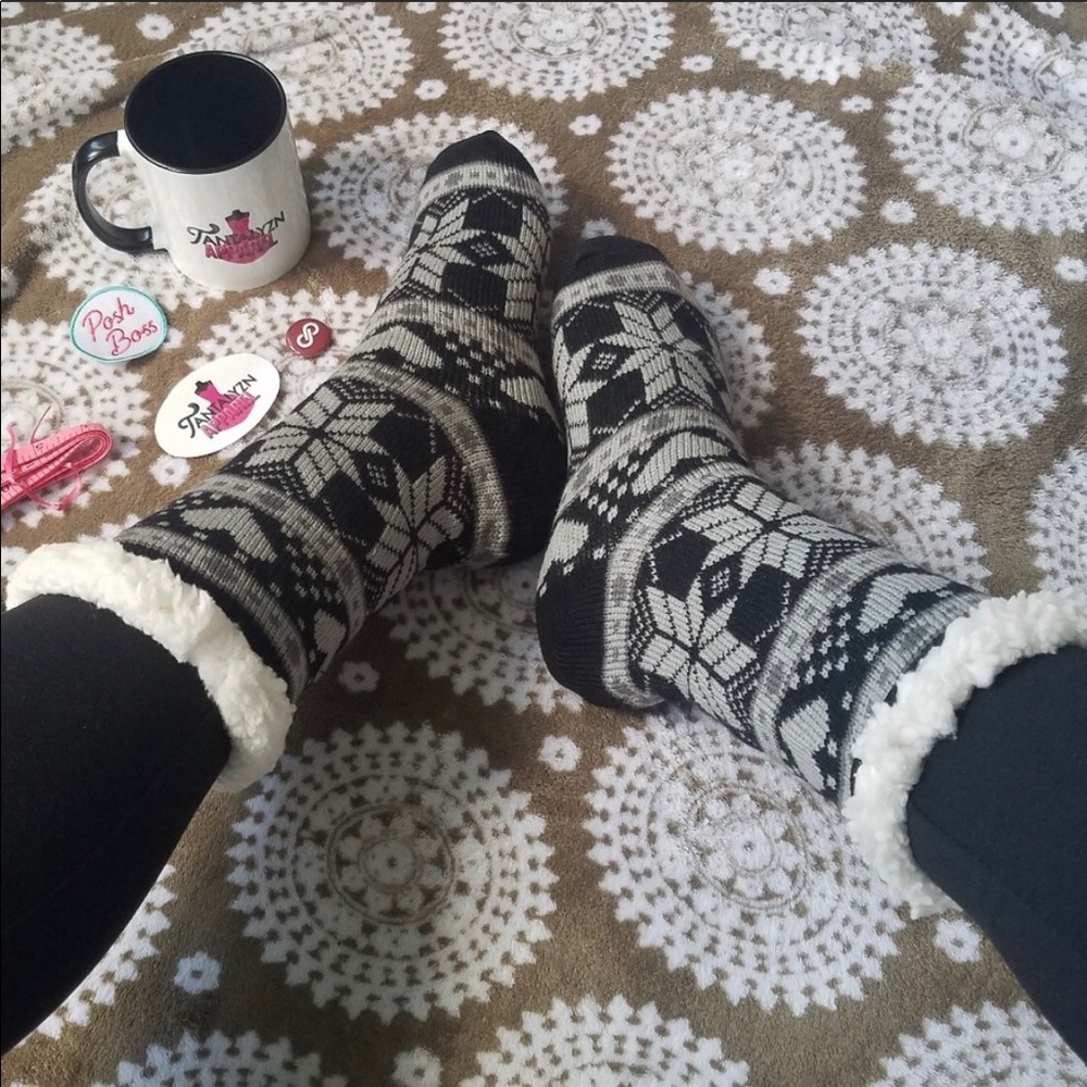 👣Sherpa Slipper Socks